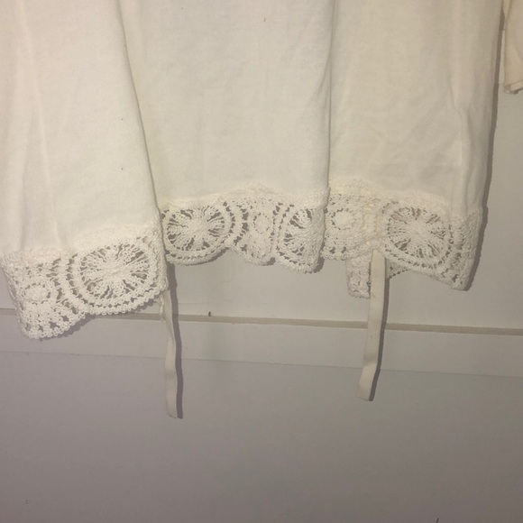 Ann Taylor LOFT 3/4 sleeve off white cardigan - Picture 6 of 8